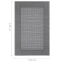 Grauer PP-Außenteppich 120x180 cm von vidaXL, Outdoor-Protektoren - Ref: Foro24-310413, Preis: 26,23 €, Rabatt: %