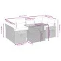 Gartensofagarnitur 7-teilig mit Kissen aus synthetischem Rattan in Beige. von , Gartensets - Ref: Foro24-3273417, Preis: 568,...