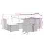 Set sofás de jardín 7 piezas y cojines ratán sintético beige de , Conjuntos de jardín - Ref: Foro24-3275481, Precio: 460,70 €...