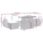 Set of 7-piece garden sofas and beige synthetic rattan cushions by , Garden sets - Ref: Foro24-3275817, Price: 497,90 €, Disc...