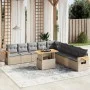 11-piece garden sofa set with beige synthetic rattan cushions by , Garden sets - Ref: Foro24-3273705, Price: 733,41 €, Discou...