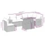 Set of 7-piece garden sofas and beige synthetic rattan cushions by , Garden sets - Ref: Foro24-3273544, Price: 494,04 €, Disc...