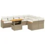 Garden sofa set with beige cushions, 10 pieces, made of synthetic rattan. by , Garden sets - Ref: Foro24-3273235, Price: 700,...