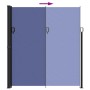 Retractable blue side awning 220x500 cm by , Umbrellas - Ref: Foro24-4004476, Price: 111,03 €, Discount: %