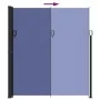 Toldo lateral retráctil azul 220x500 cm de , Sombrillas - Ref: Foro24-4004476, Precio: 141,29 €, Descuento: %