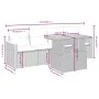 Gartensofa-Set mit 5-teiligen Kissen aus synthetischem Rattan in Beige. von , Gartensets - Ref: Foro24-3272956, Preis: 336,91...