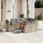 Garden sofa set 9 pieces with beige synthetic rattan cushions by , Garden sets - Ref: Foro24-3273614, Price: 657,21 €, Discou...