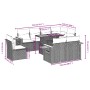 Garden sofa set 9 pieces with beige synthetic rattan cushions by , Garden sets - Ref: Foro24-3273614, Price: 624,95 €, Discou...