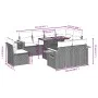 Garden sofa set 9 pieces with beige synthetic rattan cushions by , Garden sets - Ref: Foro24-3273614, Price: 657,21 €, Discou...
