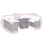 Garden sofa set with beige cushions, 10 pieces, made of synthetic rattan. by , Garden sets - Ref: Foro24-3273221, Price: 662,...