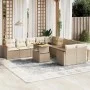 11-piece garden sofa set with beige synthetic rattan cushions by , Garden sets - Ref: Foro24-3273263, Price: 748,37 €, Discou...