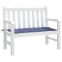 Cushion for garden bench in navy blue Oxford fabric 120x50x3 cm by , Cushions for chairs and sofas - Ref: Foro24-378475, Pric...