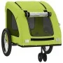 Remolque de bicicleta mascotas hierro tela Oxford verde de , Cochecitos para mascotas - Ref: Foro24-93976, Precio: 96,35 €, D...