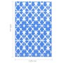 Blau-weißer PP-Außenteppich 120x180 cm von vidaXL, Outdoor-Protektoren - Ref: Foro24-310445, Preis: 26,67 €, Rabatt: %