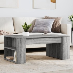 Engineered wood Sonoma gray coffee table 102x55x42 cm by , Coffee table - Ref: Foro24-831859, Price: 67,35 €, Discount: %