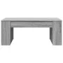 Engineered wood Sonoma gray coffee table 102x55x42 cm by , Coffee table - Ref: Foro24-831859, Price: 66,43 €, Discount: %