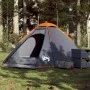 4-person waterproof gray and orange igloo tent. by , tents - Ref: Foro24-94771, Price: 79,41 €, Discount: %