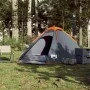 4-person waterproof gray and orange igloo tent. by , tents - Ref: Foro24-94771, Price: 79,41 €, Discount: %