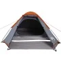 4-person waterproof gray and orange igloo tent. by , tents - Ref: Foro24-94771, Price: 79,41 €, Discount: %