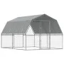 Bird cage with roof door 2 units galvanized steel silver by , Birdhouses - Ref: Foro24-3294912, Price: 339,10 €, Discount: %