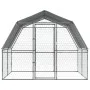 Bird cage with roof door 2 units galvanized steel silver by , Birdhouses - Ref: Foro24-3294912, Price: 339,10 €, Discount: %