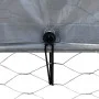 Vogelkäfig mit Dach und Tür, 2 Stück, verzinkter Stahl, silberfarben. von , Vogelhäuser - Ref: Foro24-3294912, Preis: 339,10 ...