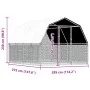 Bird cage with roof door 2 units galvanized steel silver by , Birdhouses - Ref: Foro24-3294912, Price: 339,10 €, Discount: %