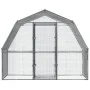 Chicken coop with roof and door 2 units galvanized steel silver by , Cages and habitats for small animals - Ref: Foro24-32949...