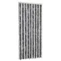 Chenille gray and black anti-fly curtain 56x200 cm by , Mosquito nets for windows - Ref: Foro24-377326, Price: 45,65 €, Disco...