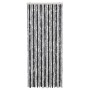 Fliegengitter-Vorhang aus grauem und schwarzem Chenille 56x200 cm. von , Moskitonetze für Fenster - Ref: Foro24-377326, Preis...