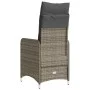 Sillones reclinable jardín y cojines 2 uds ratán sintético gris de , Sillas de jardín - Ref: Foro24-365687, Precio: 259,96 €,...