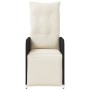 Reclining garden armchairs with 2 black synthetic rattan cushions by , Garden chairs - Ref: Foro24-365700, Price: 250,03 €, D...