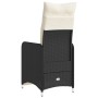 Reclining garden armchairs with 2 black synthetic rattan cushions by , Garden chairs - Ref: Foro24-365700, Price: 250,03 €, D...