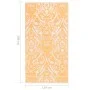 Orange-weißer PP-Außenteppich 120x180 cm von vidaXL, Outdoor-Protektoren - Ref: Foro24-310461, Preis: 27,52 €, Rabatt: %