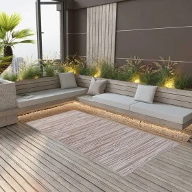 Brown PP outdoor rug 120x180 cm by vidaXL, Outdoor protectors - Ref: Foro24-310441, Price: 27,78 €, Discount: %