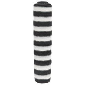 Gray anthracite white HDPE privacy net 1.2x10 m 195 g/m² by , Umbrellas - Ref: Foro24-4003692, Price: 29,74 €, Discount: %