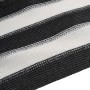 Grau-anthrazit-weißes HDPE-Privatsphärennetz 1,2x10 m 195 g/m² von , Sonnenschirme - Ref: Foro24-4003692, Preis: 29,74 €, Rab...