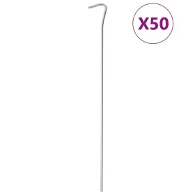 Zelte 50 Stück verzinkter Stahlstifte 30 cm Ø4 mm von , Zeltzubehör - Ref: Foro24-4009322, Preis: 25,00 €, Rabatt: %