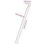 Tent pegs 50 units galvanized steel 30 cm Ø4 mm by , Tent Accessories - Ref: Foro24-4009322, Price: 25,60 €, Discount: %