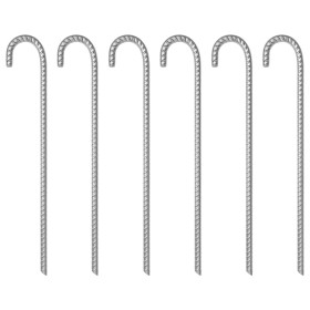 Zelte Stecknadeln 6 Stück verzinkter Stahl 41,5 cm Ø12 mm von , Zeltzubehör - Ref: Foro24-4009343, Preis: 23,78 €, Rabatt: %