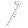 Zelte Stecknadeln 6 Stück verzinkter Stahl 41,5 cm Ø12 mm von , Zeltzubehör - Ref: Foro24-4009343, Preis: 23,78 €, Rabatt: %