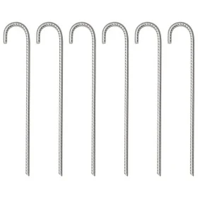 Tent pegs 6 pcs galvanized steel 37 cm Ø10 mm by , Tent Accessories - Ref: Foro24-4009341, Price: 19,18 €, Discount: %