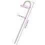 Clavijas para tienda 6 uds acero galvanizado 37 cm Ø10 mm de , Accesorios para tiendas de campaña - Ref: Foro24-4009341, Prec...