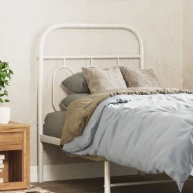 White metal headboard 75 cm by , Headboards and footboards - Ref: Foro24-377192, Price: 28,94 €, Discount: %