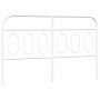 Weißes Metallkopfteil 140 cm von , Kopf- und Fußteile - Ref: Foro24-377199, Preis: 43,81 €, Rabatt: %