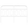 Weißes Metallkopfteil 140 cm von , Kopf- und Fußteile - Ref: Foro24-377199, Preis: 43,22 €, Rabatt: %