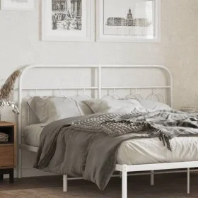 Weißes Metallkopfteil 150 cm von , Kopf- und Fußteile - Ref: Foro24-377200, Preis: 38,80 €, Rabatt: %