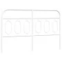 Cabecero de metal blanco 150 cm de , Cabeceros y pies de cama - Ref: Foro24-377200, Precio: 38,79 €, Descuento: %