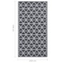 Schwarzer PP-Außenteppich 160x230 cm von vidaXL, Outdoor-Protektoren - Ref: Foro24-310418, Preis: 37,69 €, Rabatt: %