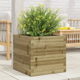 Jardinera madera de pino impregnada 50x50x46 cm de , Maceteros y jardineras - Ref: Foro24-3282408, Precio: 108,36 €, Descuent...